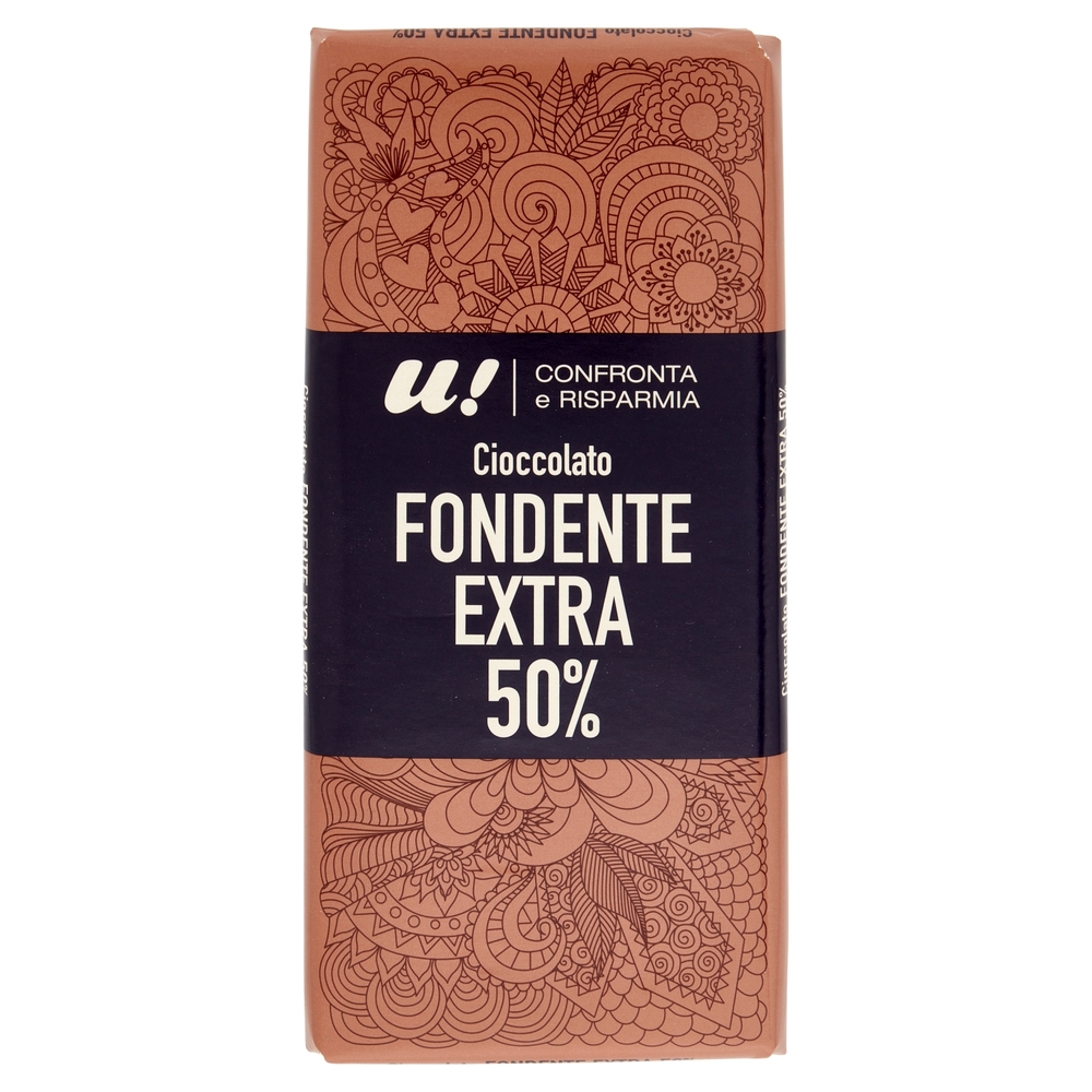 Cioccolato Fondente Extra 50% U! Confronta e Risparmia