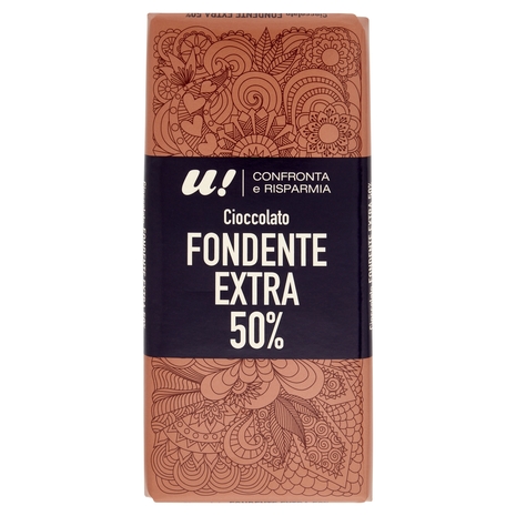 Cioccolato Fondente Extra 50% U! Confronta e Risparmia