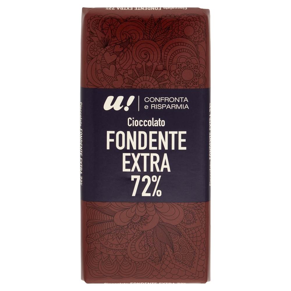 Cioccolato Fondente Extra 72% U! Confronta e Risparmia