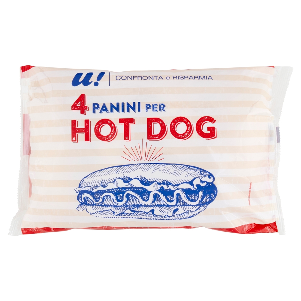 4 Panini per Hot Dog U! Confronta e Risparmia
