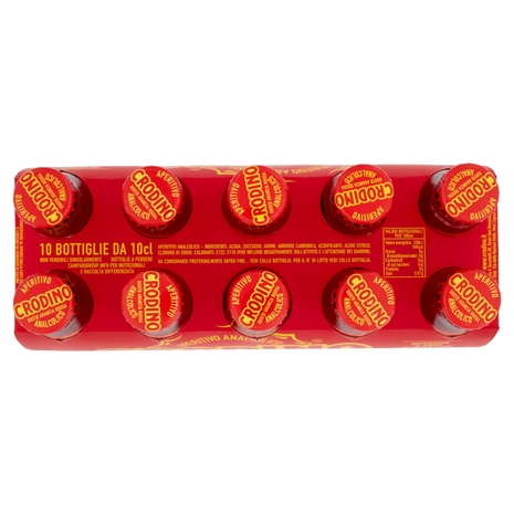 Crodino Gusto Arancia Rossa 10 x 10 cl
