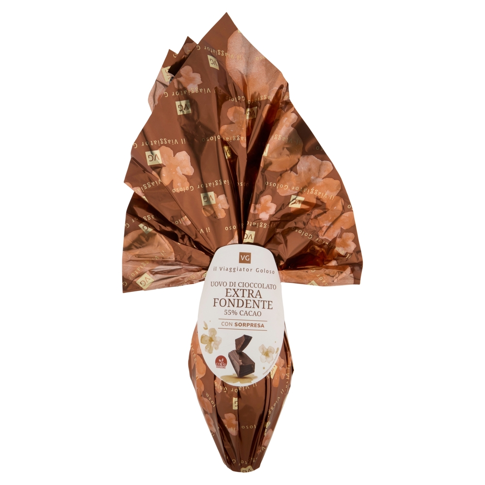 Uovo di Cioccolato Extra Fondente Il Viaggiator Goloso