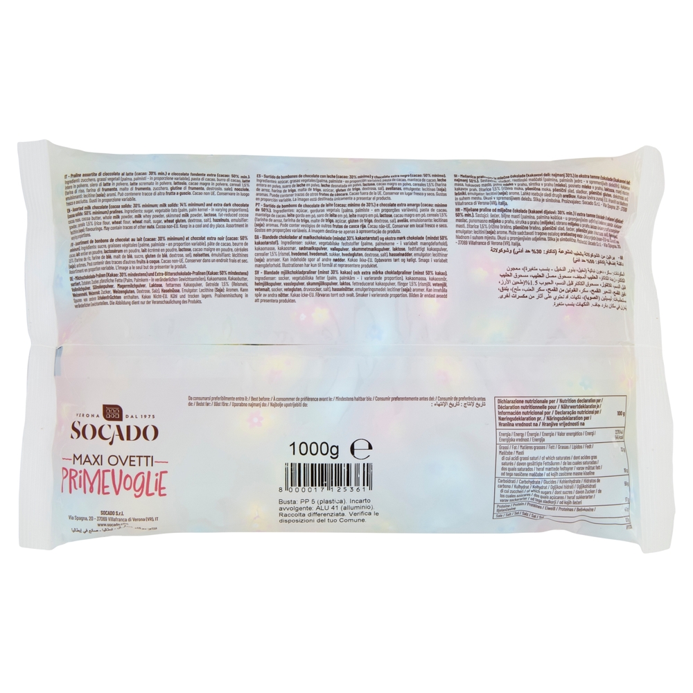 Socado Maxi Ovetti Primevoglie 1000 g