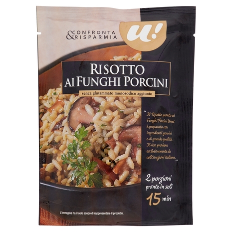 RISOTTO AI FUNGHI PORCINI U! Confronta & Risparmia