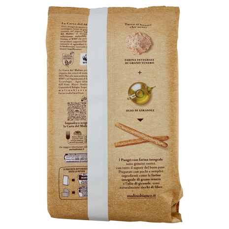 Mulino Bianco Pangrì Grissini Integrali con Farina Sostenibile 250g