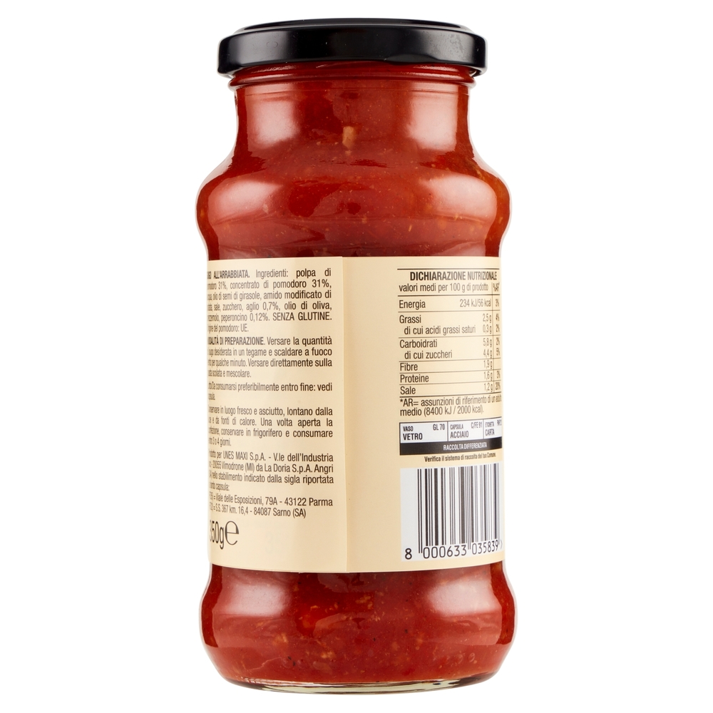 Sugo all'Arrabbiata U! Confronta e Risparmia
