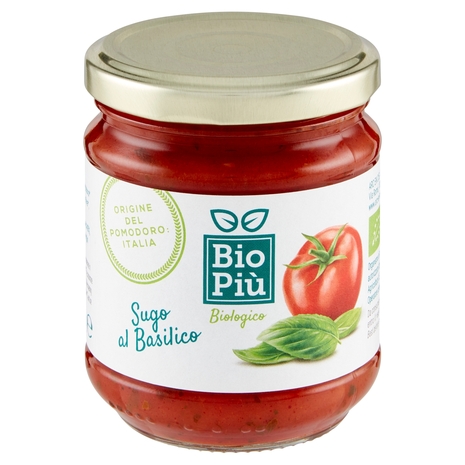 Bio Più Sugo al Basilico 190 g