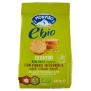 Monviso èbio Crustini Biologici con Farro Integrale con Olio Extravergine di Oliva 120 g