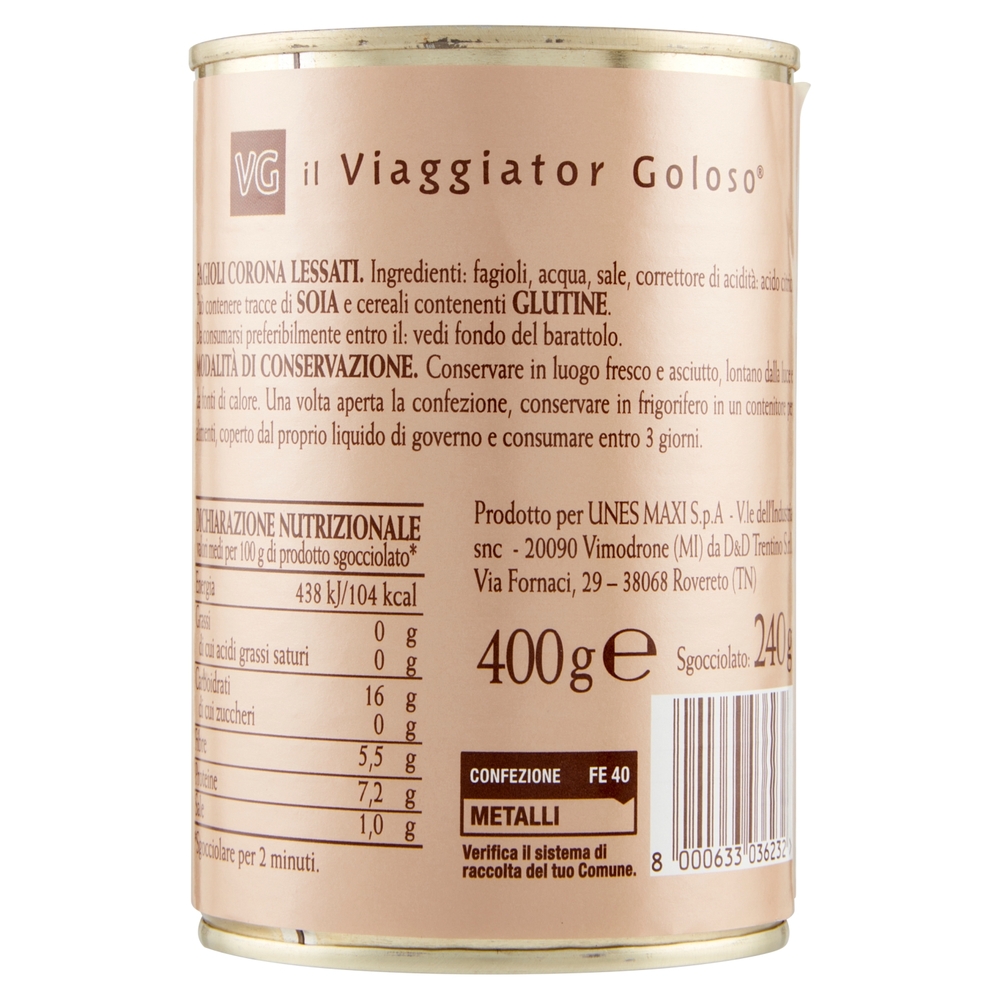 Fagioli Corona Il Viaggiator Goloso