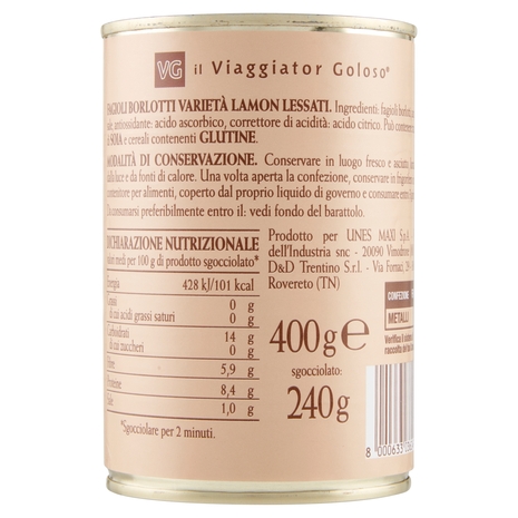 Fagioli Borlotti Varietà Lamon Il Viaggiator Goloso