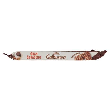 Galbusera GranSaraceno Ricchi di Fibre Integrale con Grano Saraceno e Gocce di Cioccolato 6 x 43,3 g