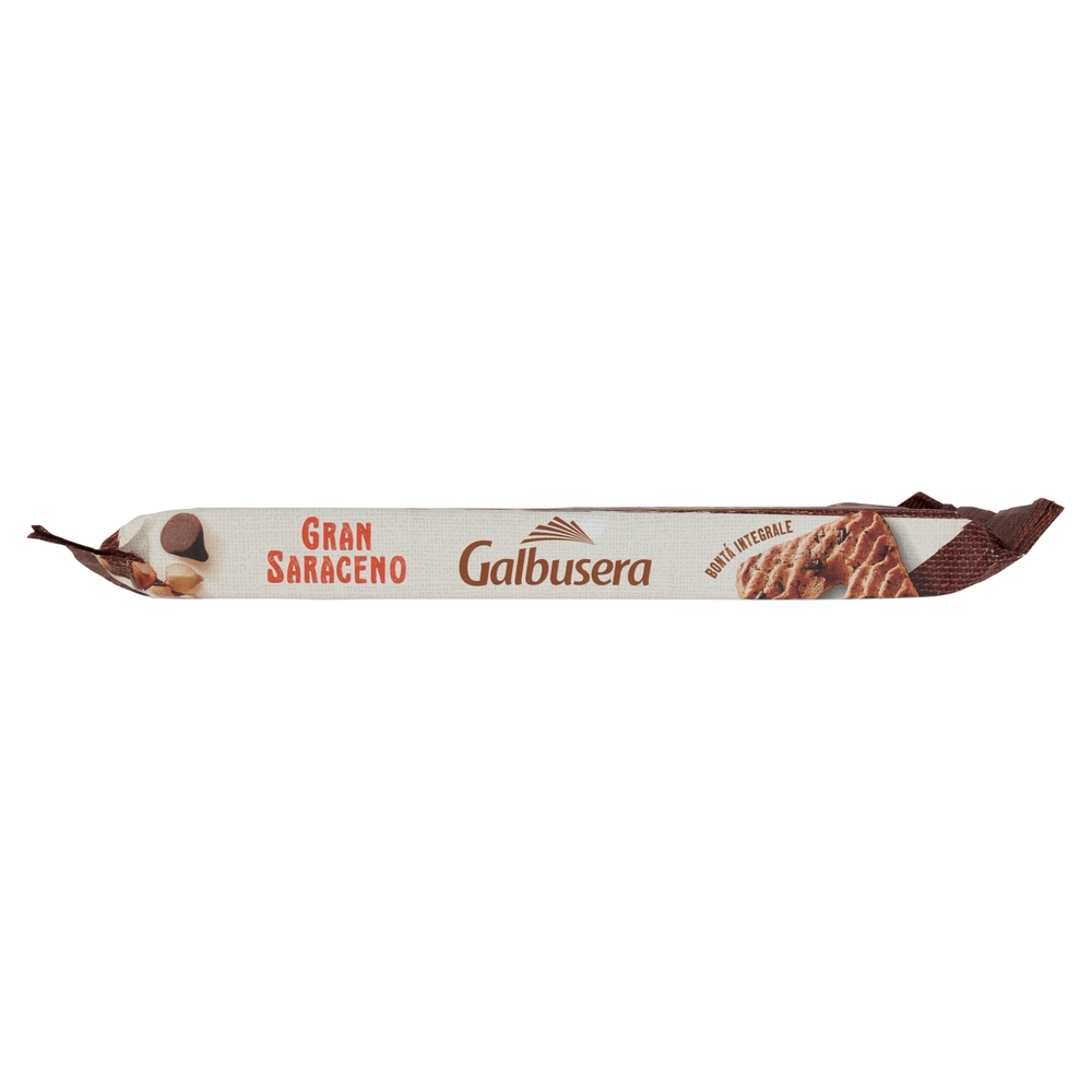 Galbusera GranSaraceno Ricchi di Fibre Integrale con Grano Saraceno e Gocce di Cioccolato 6 x 43,3 g