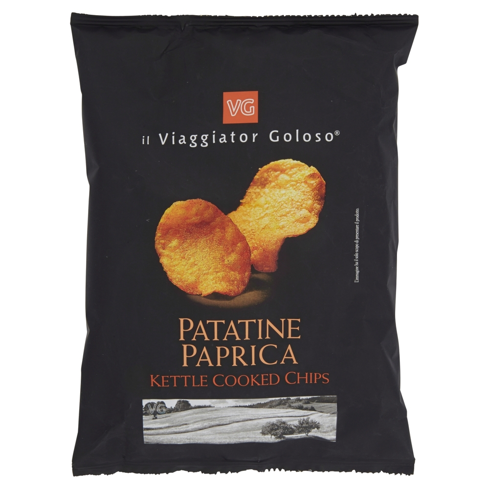 PATATINE PAPRICA Kettle Cooked Chips il Viaggiator Goloso