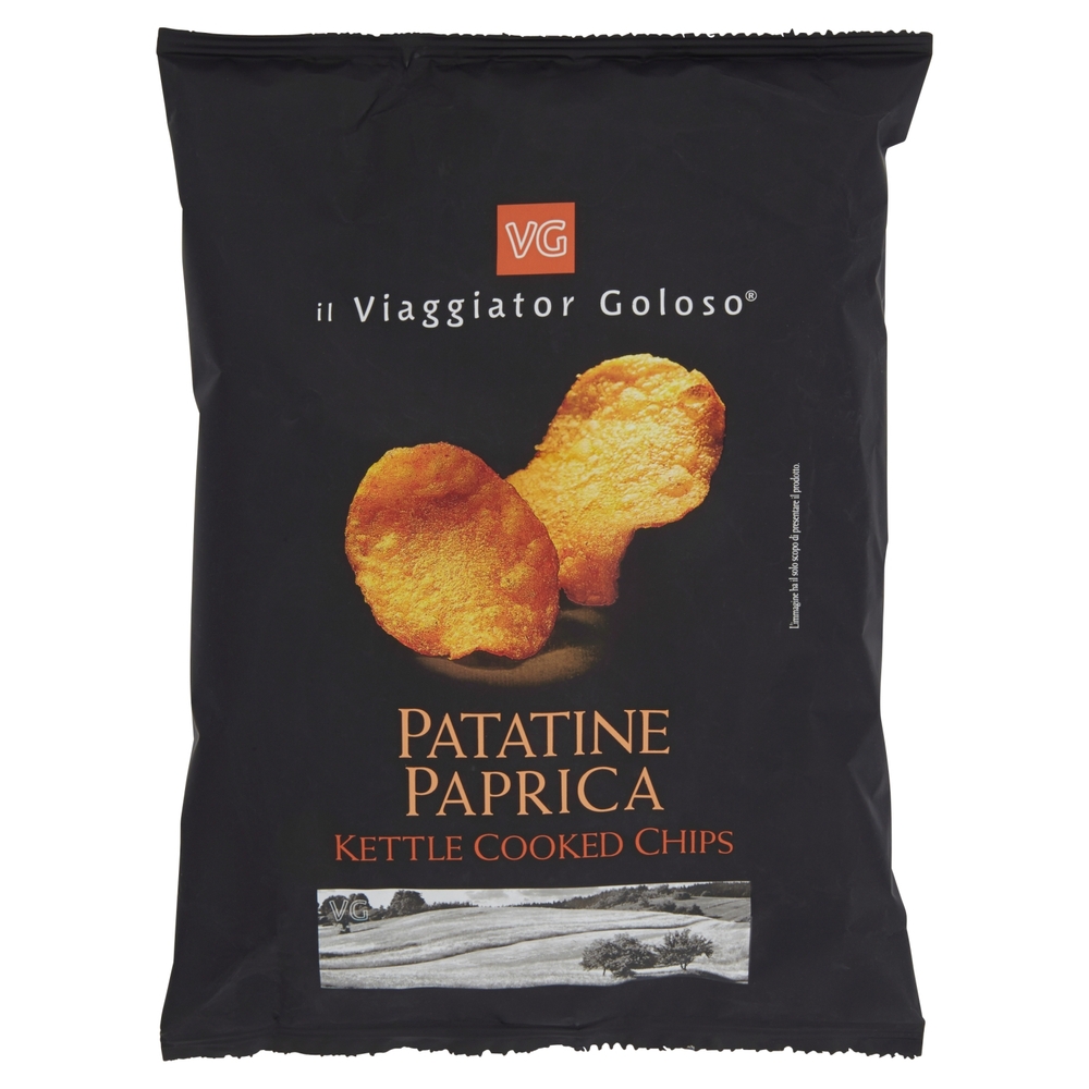PATATINE PAPRICA Kettle Cooked Chips il Viaggiator Goloso