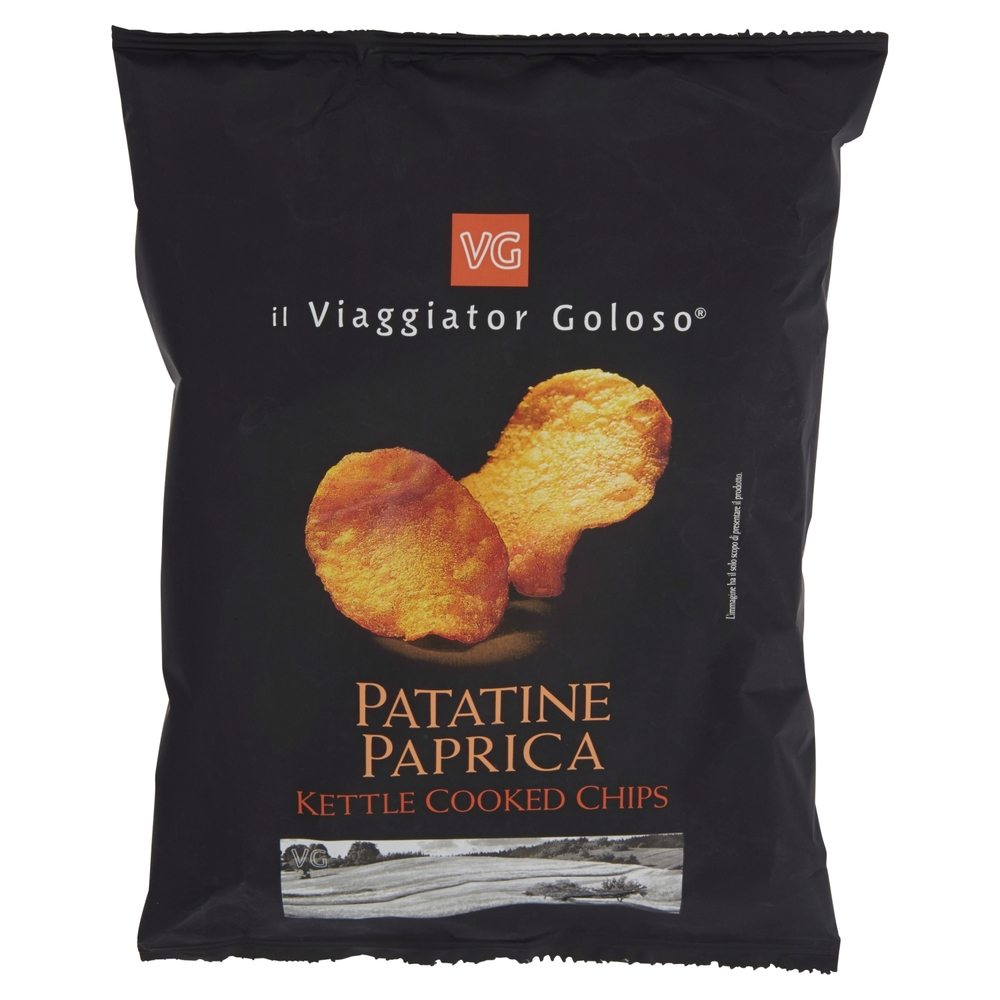 PATATINE PAPRICA Kettle Cooked Chips il Viaggiator Goloso