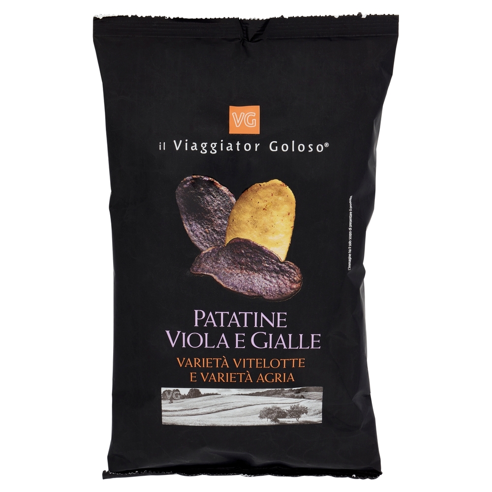 Patatine Viola e Gialle Il Viaggiator Goloso