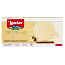 Loacker Tortina White Wafer ricoperto di Cioccolato Bianco con crema Nocciole 100% Italiane 21gx3