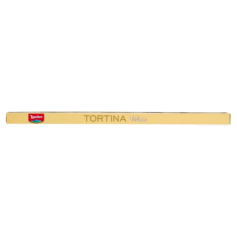 Loacker Tortina White Wafer ricoperto di Cioccolato Bianco con crema Nocciole 100% Italiane 21gx3