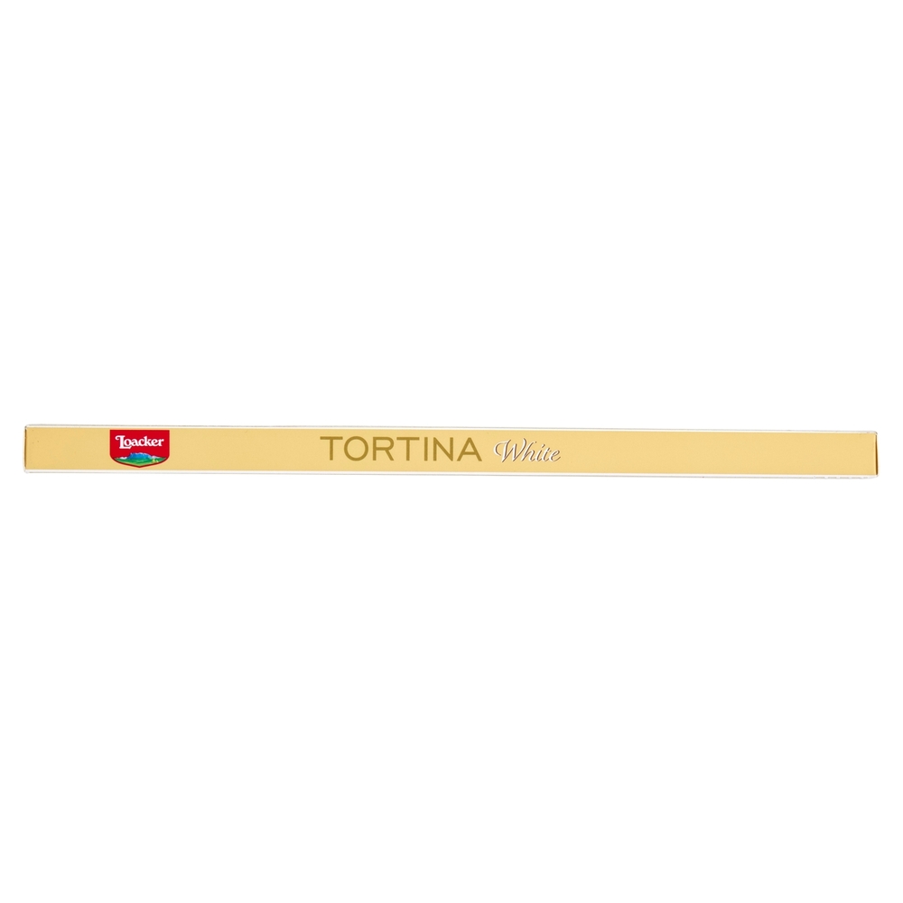 Loacker Tortina White Wafer ricoperto di Cioccolato Bianco con crema Nocciole 100% Italiane 21gx3