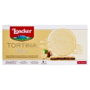 Loacker Tortina White Wafer ricoperto di Cioccolato Bianco con crema Nocciole 100% Italiane 21gx3