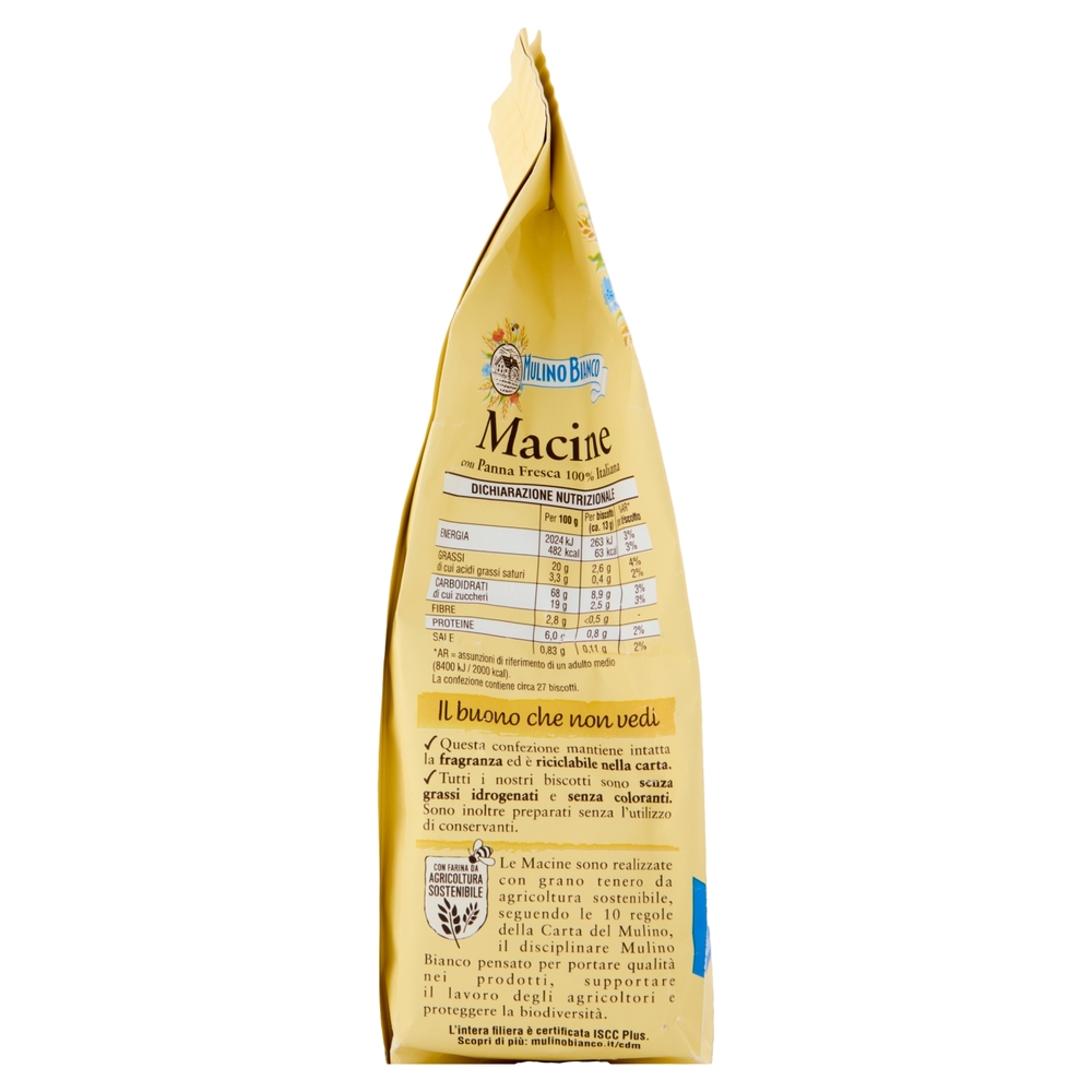 Mulino Bianco Macine Biscotti con Panna Fresca 350g