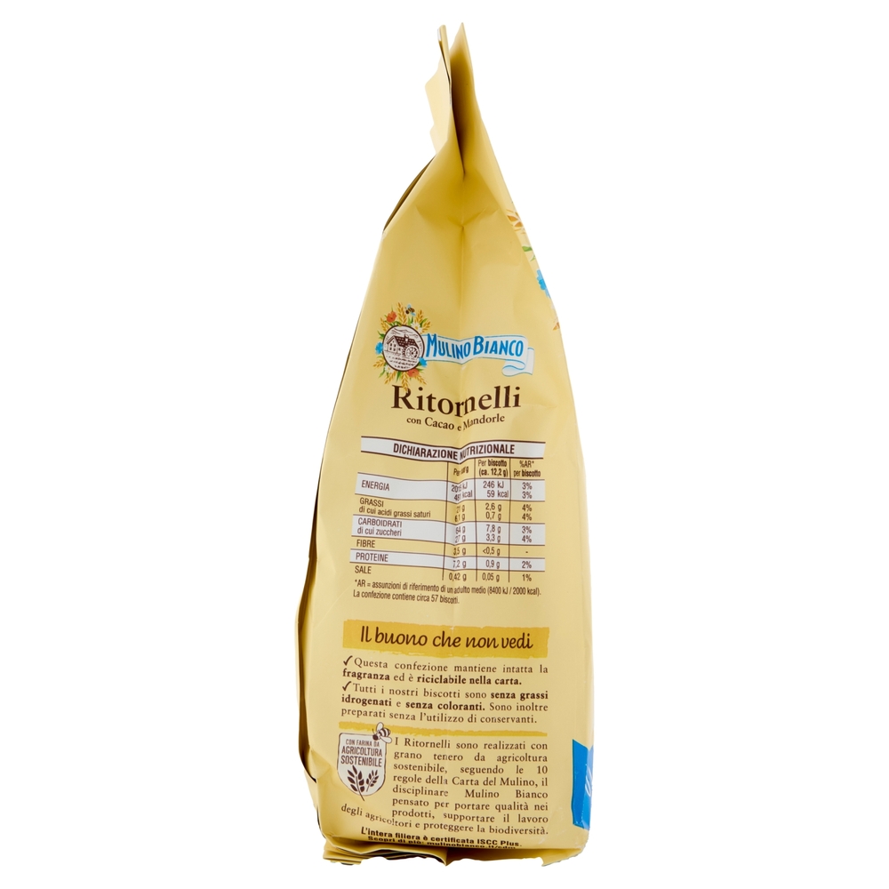 Mulino Bianco Ritornelli Biscotti con Cacao e Mandorle 700g
