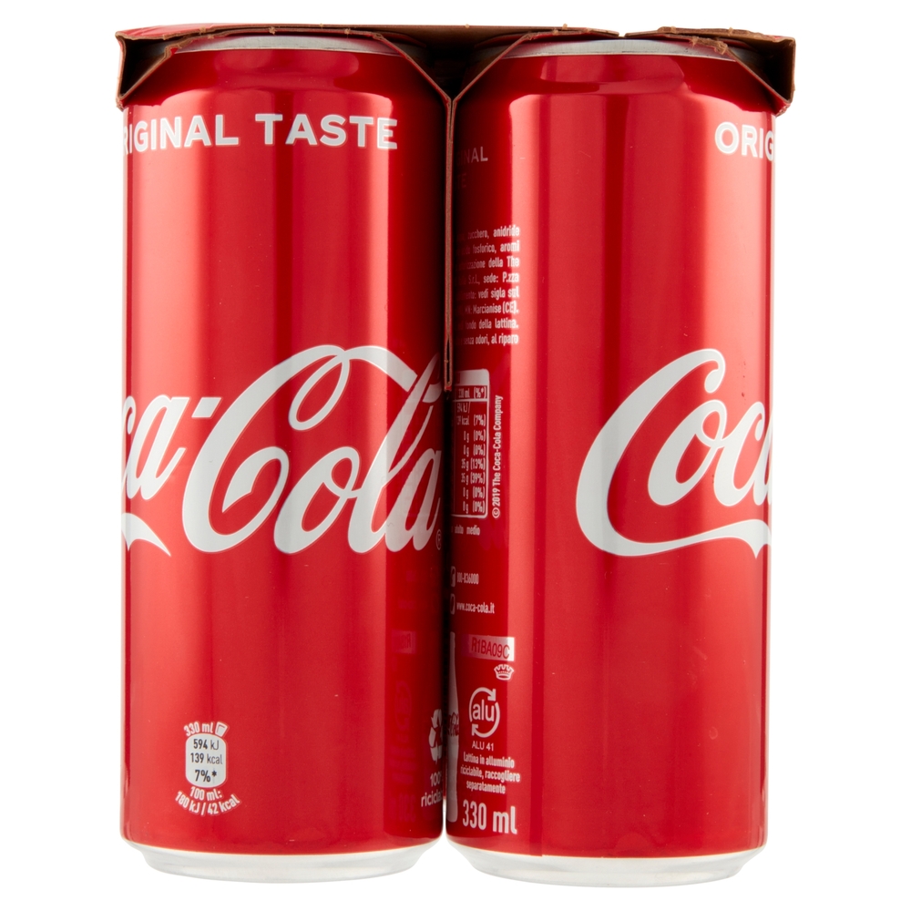 Coca-Cola Original Taste lattine sleek 8 x 330 ml
