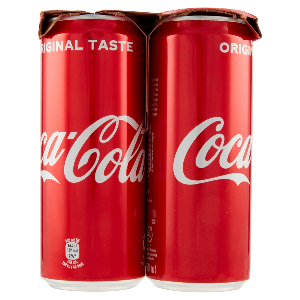 Coca-Cola Original Taste lattine sleek 8 x 330 ml
