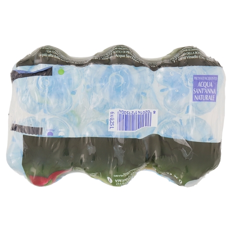 Sant'Anna la Baby Naturale Sorgente Rebruant Vinadio i Puffi 6 x 0,25 L