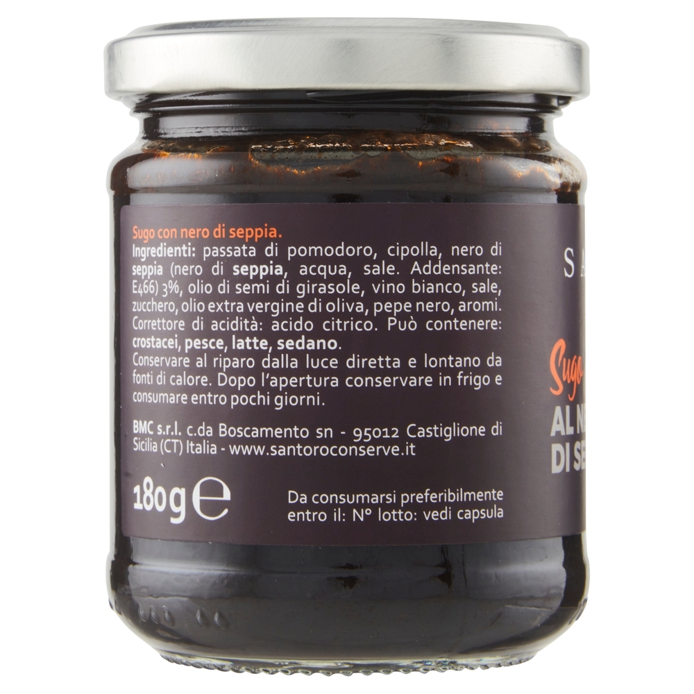 Santoro Sugo al Nero di Seppia 180 g