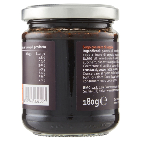 Santoro Sugo al Nero di Seppia 180 g