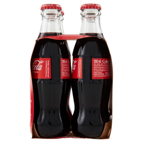 COCA-COLA Original Taste Vetro 4 x 200 ml
