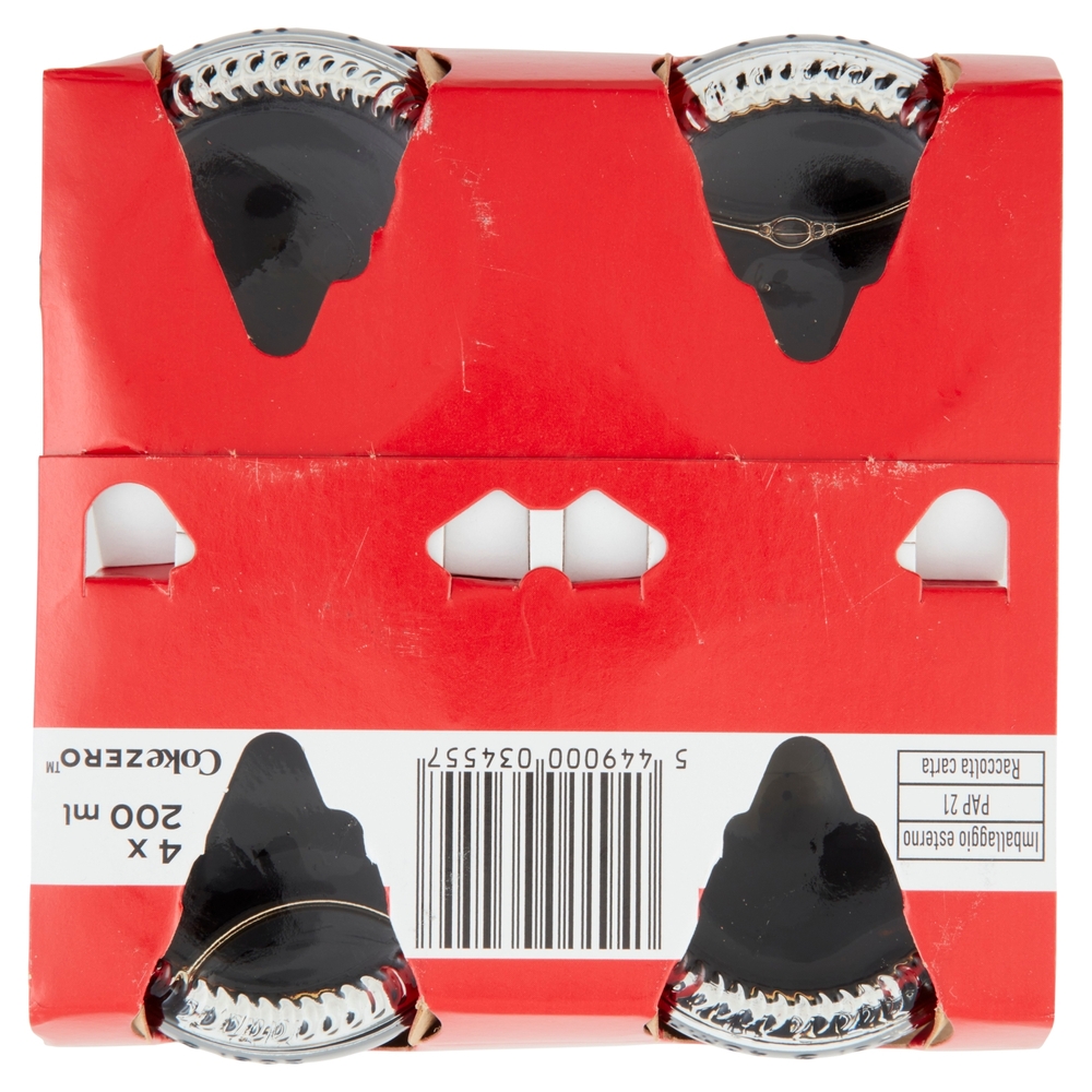 COCA-COLA Zero Zuccheri Vap 4 x 200 ml