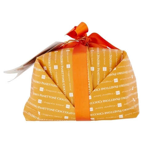 PANETTONE Cioccolato e Zenzero Candito Senza Uvetta e Canditi il Viaggiator Goloso