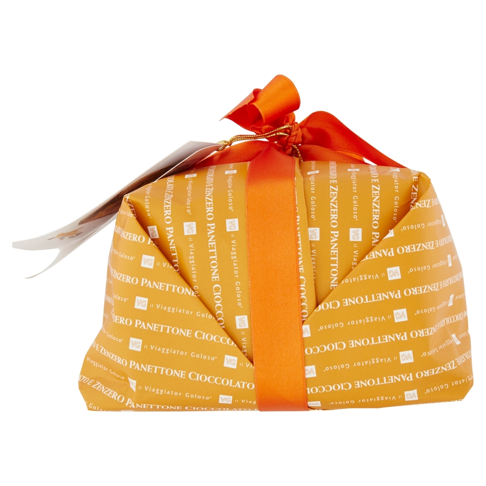 PANETTONE Cioccolato e Zenzero Candito Senza Uvetta e Canditi il Viaggiator Goloso