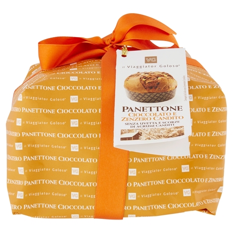 PANETTONE Cioccolato e Zenzero Candito Senza Uvetta e Canditi il Viaggiator Goloso