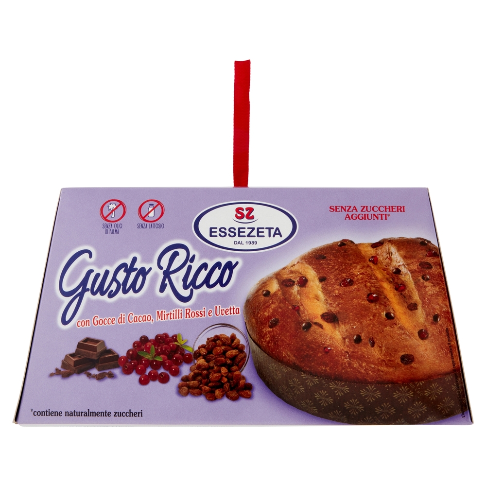 SZ Gusto Ricco con Gocce di Cacao, Mirtilli Rossi e Uvetta 600 g
