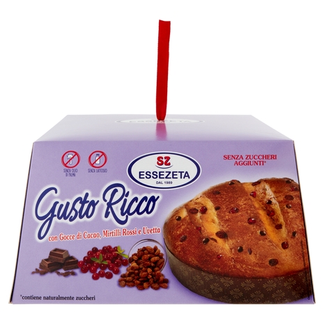 SZ Gusto Ricco con Gocce di Cacao, Mirtilli Rossi e Uvetta 600 g