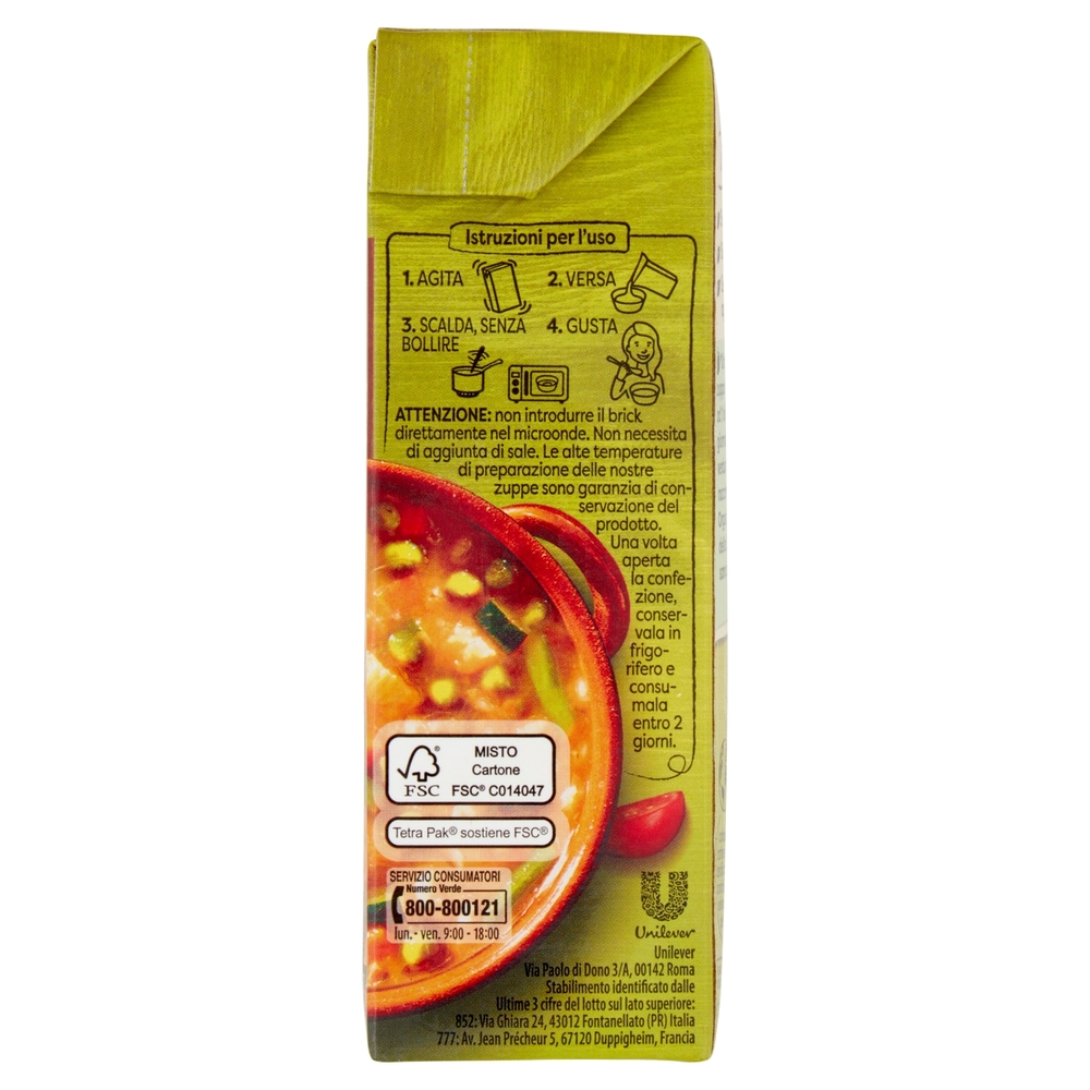 Knorr Zuppa Ortolana con Orzo, Farro e Verdure 500 ml