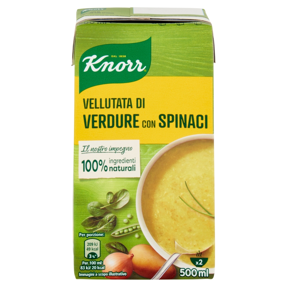 Knorr Vellutata di Verdure con Spinaci 500 ml