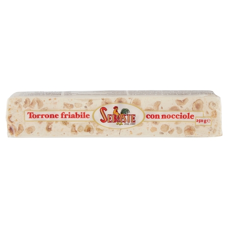 Sebaste Torrone friabile con nocciole 250 g