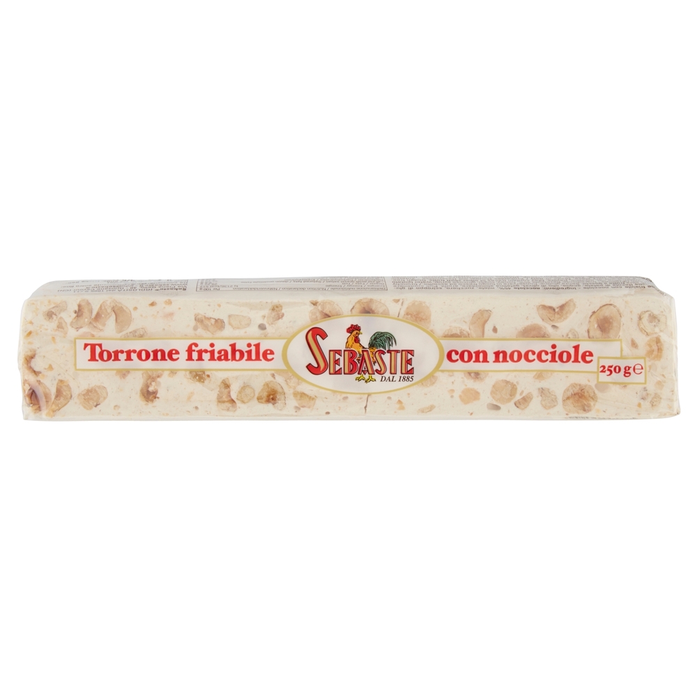 Sebaste Torrone friabile con nocciole 250 g