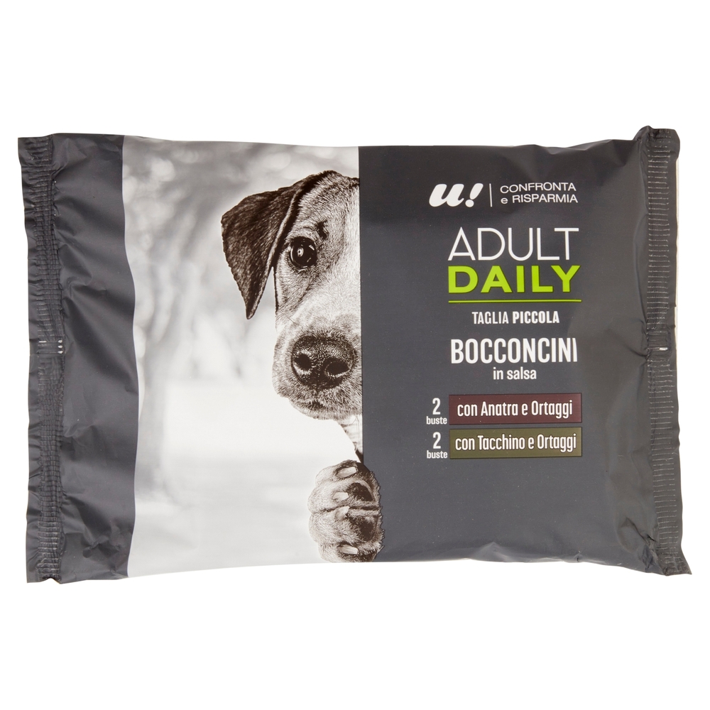 4 Bocconcini Cane Piccolo Adulto in Salsa U! Confronta e Risparmia