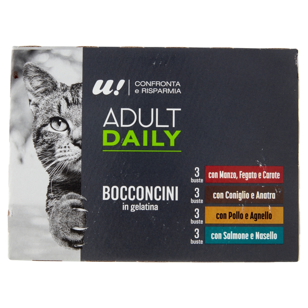 12 Bocconcini in Gelatina Assortiti U! Confronta e Risparmia