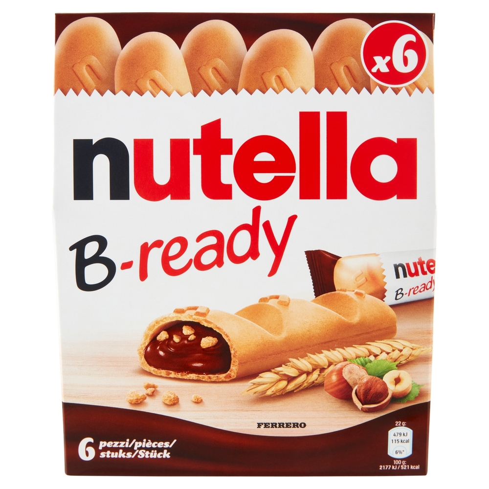 nutella B-ready 6 x 22 g