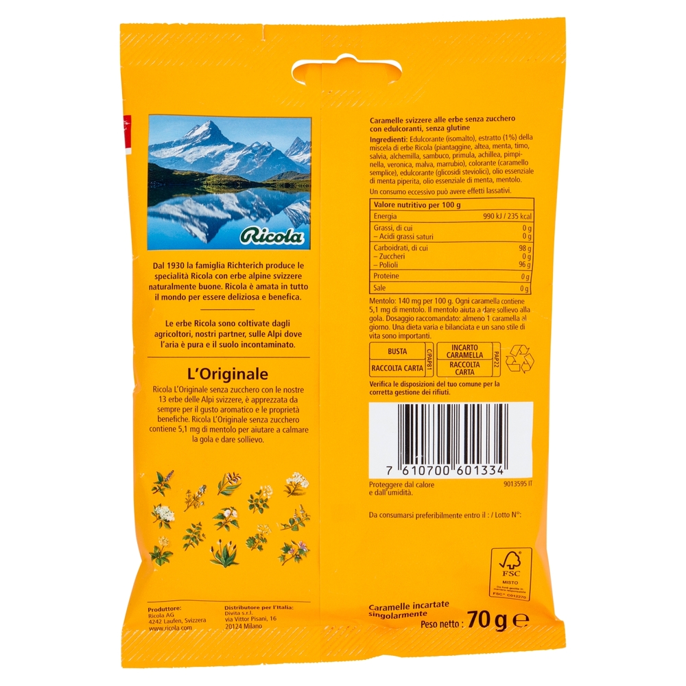 Ricola l'Originale 70 g
