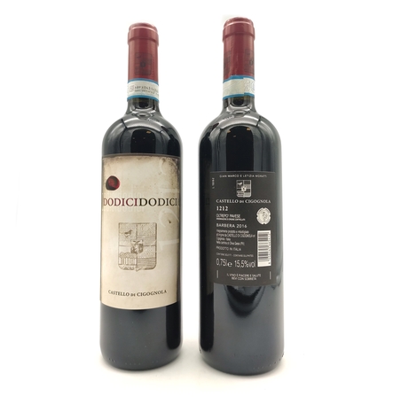 Barbera Dodici Dodici, 75 cl