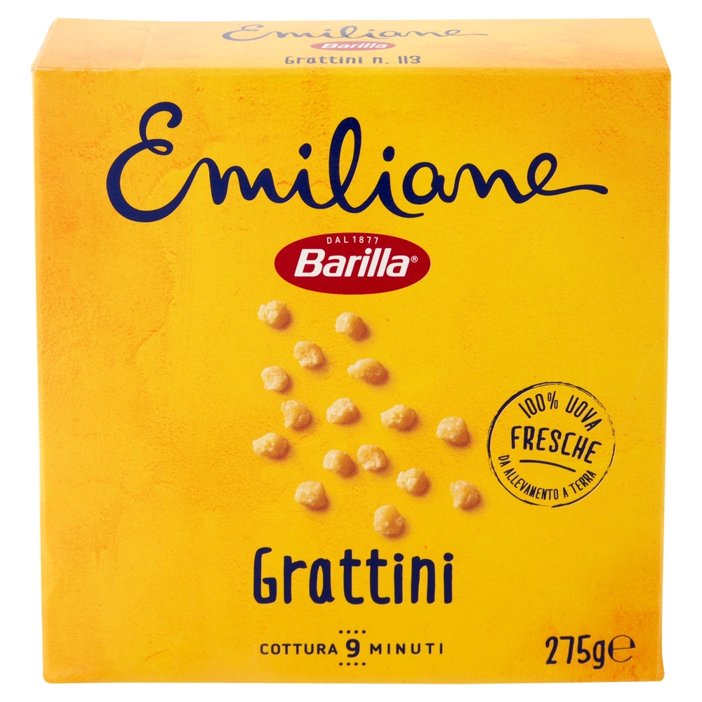 Barilla Emiliane Grattini Pasta all'Uovo 275g