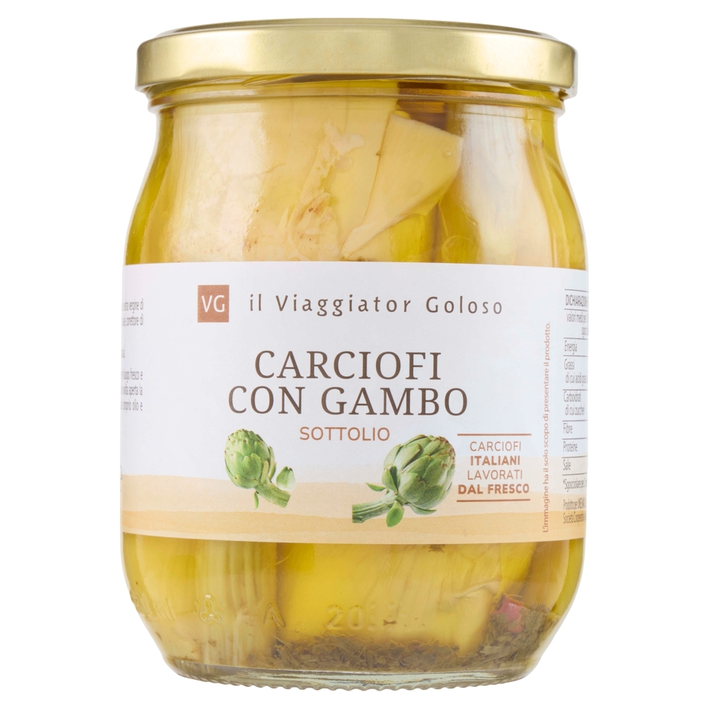 Carciofi con Gambo Il Viaggiator Goloso