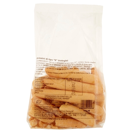 Mini Grissini BIO Il Viaggiator Goloso